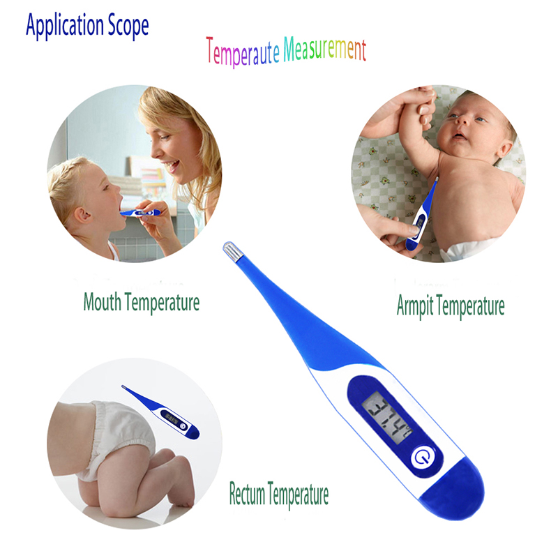 Thermomètre auriculaire à contact domestique Sonde de température adulte pour bébé, corps humain
