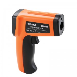 Outil numérique de thermomètre infrarouge de pistolet de température tenu dans la main avec la batterie d'affichage précise de laser Sight