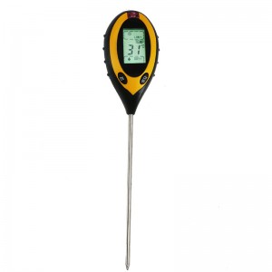 Thermomètre de mesure du pH du sol avec sonde d'humidité du sol
