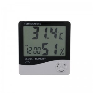 Thermomètre et hygromètre de haute qualité à fonctions multiples pour l'intérieur