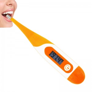 Thermomètre électronique médical température orale 30 secondes, lecture facile Thermomètre précis et rectal avec indicateur de fièvre