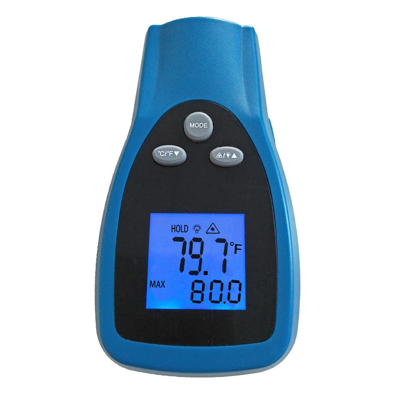 Mesure précise du petit thermomètre infrarouge à main industriel